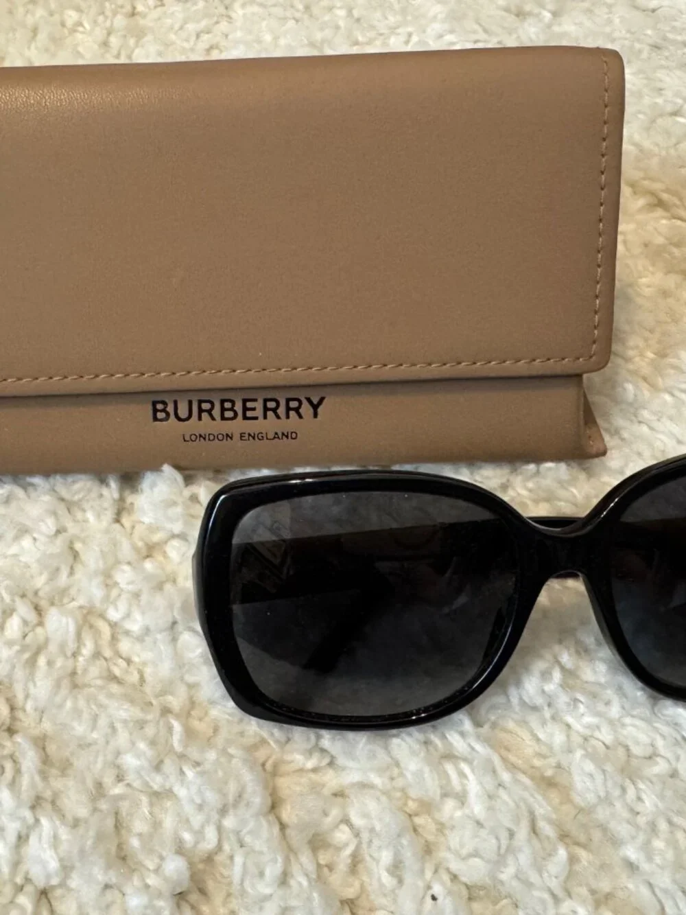 BURBERRY BE4160 34338G Black Grey Gradient 58 mm Women's Sunglasses